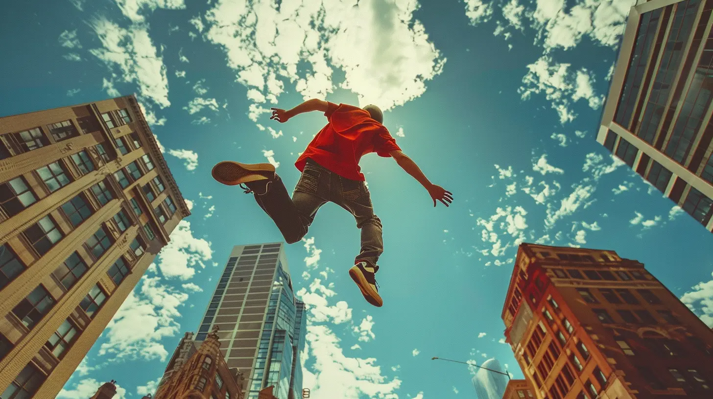 Urban Freerunning: Turning City Streets into a Playground