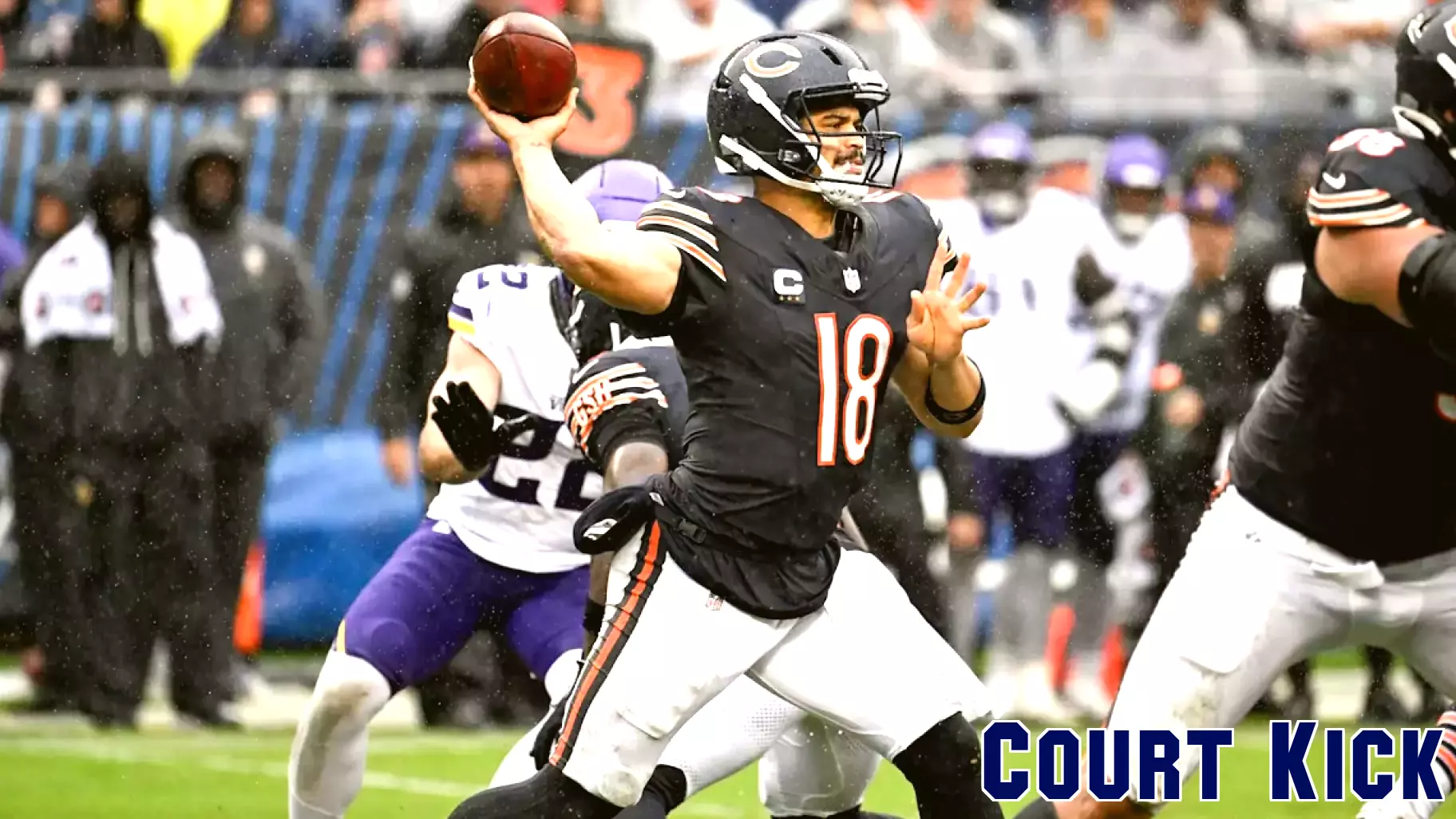 Caleb Williams logs second full practice session with Bears
