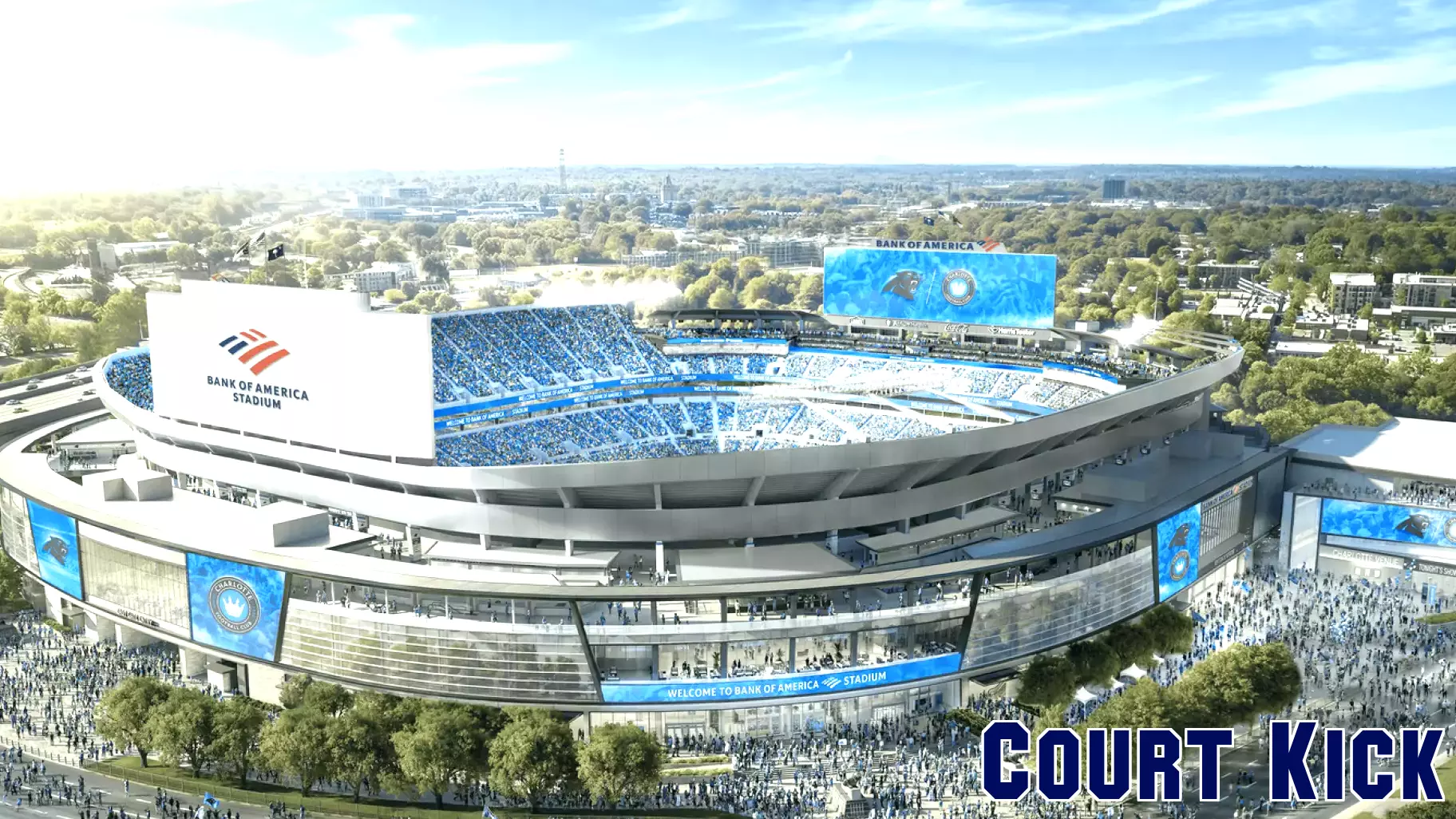 Carolina Panthers Unveil Rengderings For Expanded $1.3 Billion Stadium Renovation
