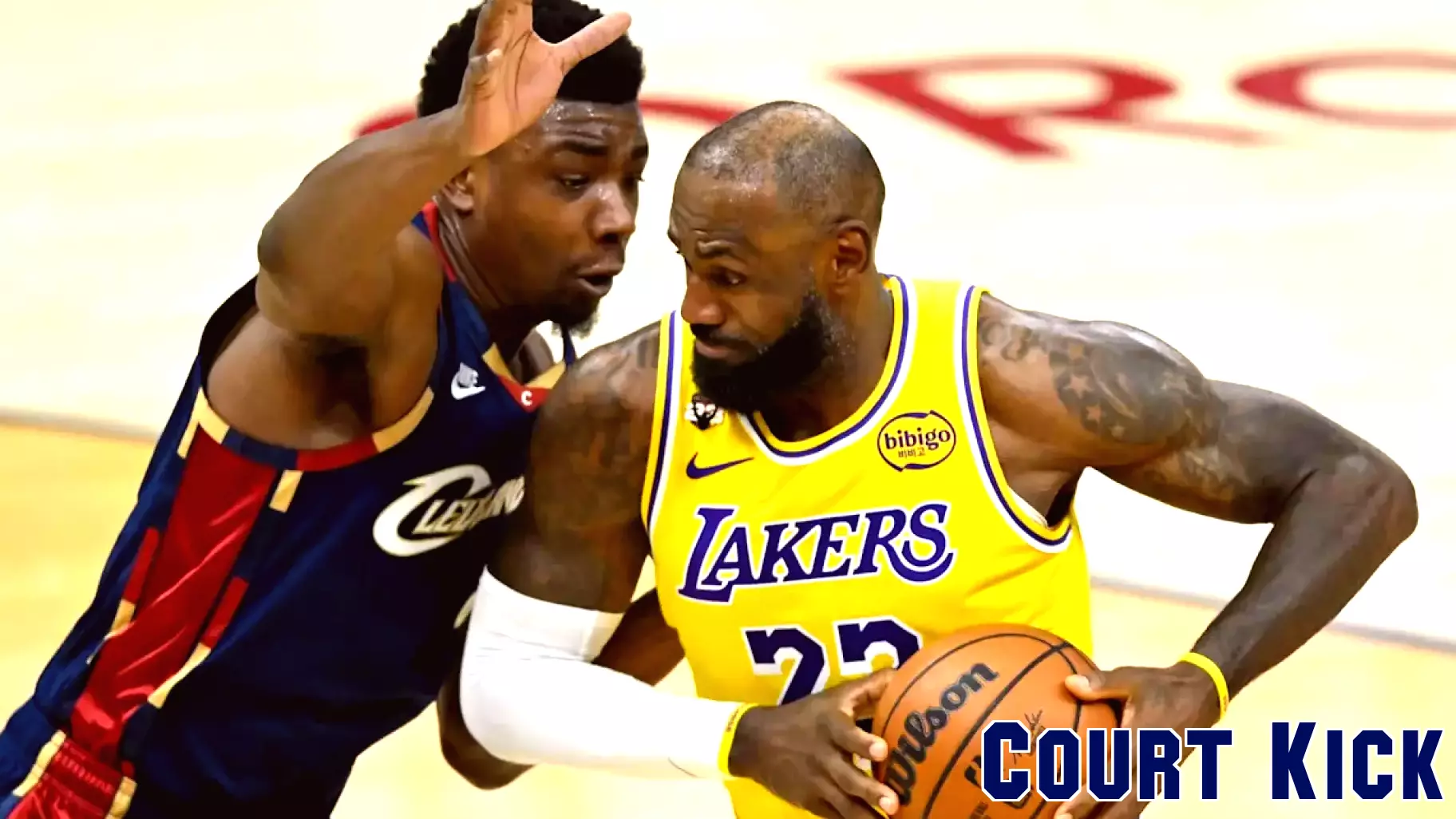 LeBron James seen with Cavs front office member in Akron