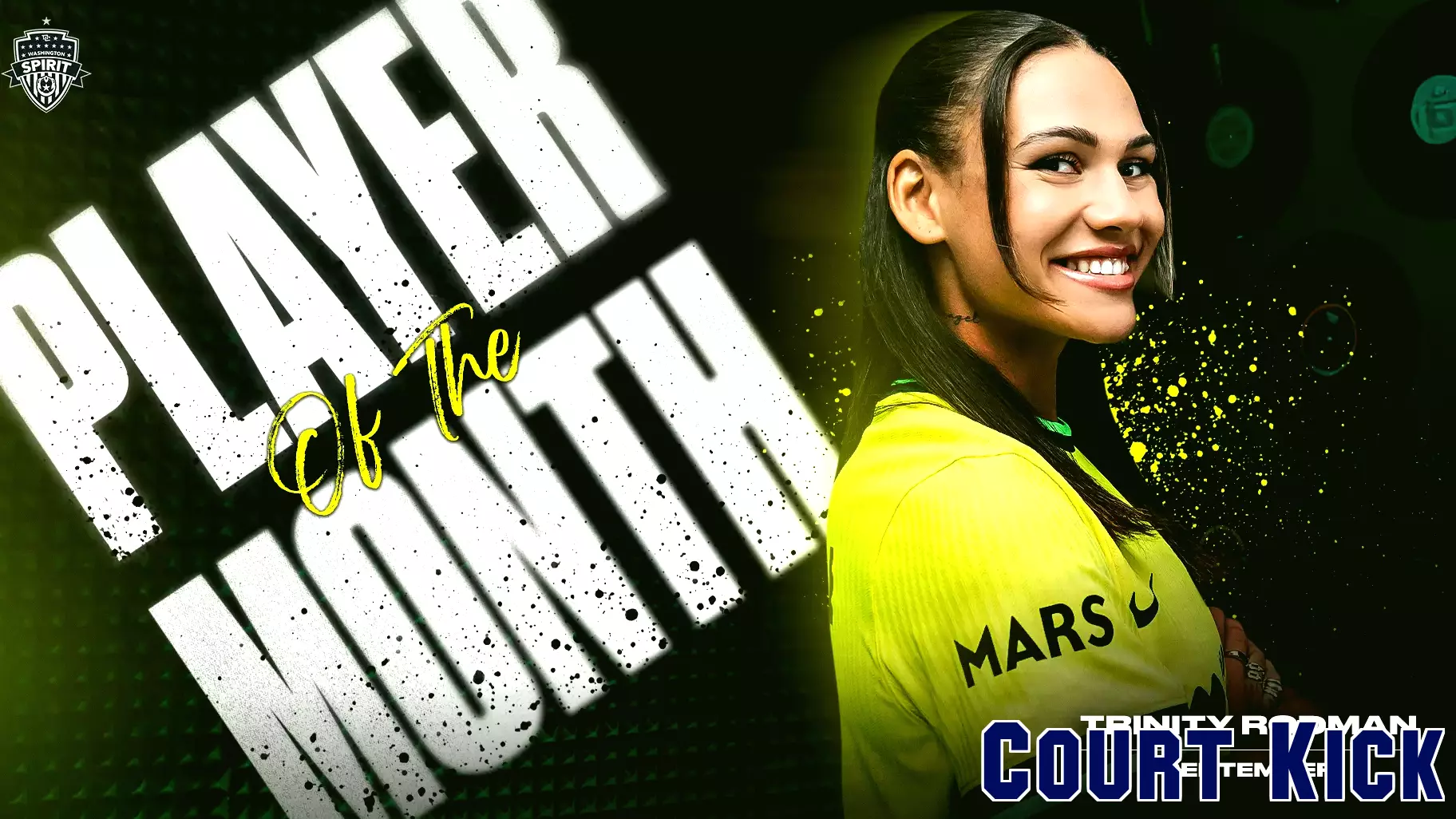Trinity Rodman Recognized as NWSL Player of the Month