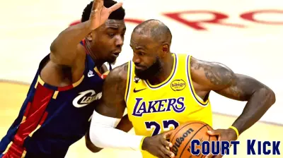 LeBron James seen with Cavs front office member in Akron