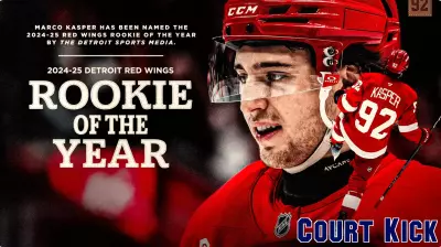 Marco Kasper Recognized as Red Wings' Top Rookie by Detroit Sports Media