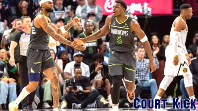 Nickeil Alexander-Walker Acknowledges Anthony Edwards' Celebratory Moment